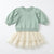 Zara Girl's Sage Green & Light Beige Tulle Skirt Combo Dress | Zara in Lebanon