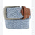 Perry Ellis Portfolio Men's Blue Stretch Woven Belt