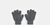 Sinsay Boy's Dark Gray Gloves ANFK66
