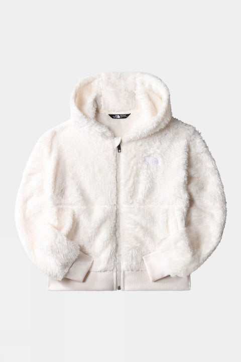 The North Face Girl's White Fur Jacket ABFK669 (ma22)