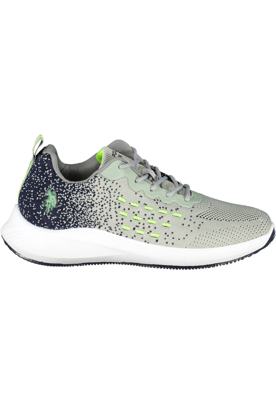 U.S. Polo Assn. Men's Light Gray & Blue Speedy Sneakers
