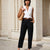 Sinsay Women's Black Slim Straight Fit Trousers