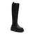 Steve Madden Women's Madden Girl Black Leather Crow Lug-Sole Knee High Boots|Steve Madden In Lebanon