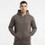Blu Rock Men's Taupe Front Zipper Hoodie