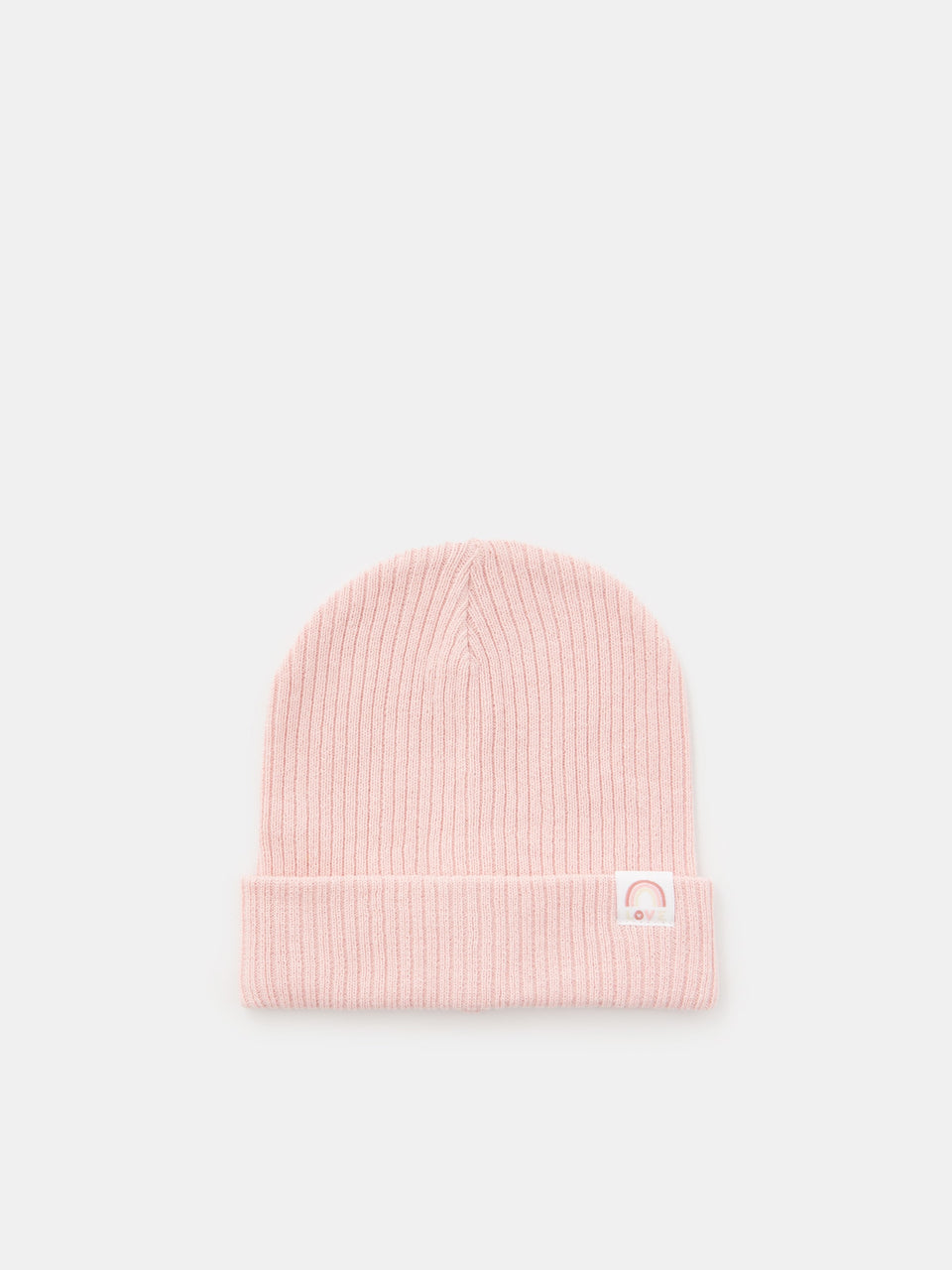Sinsay Baby Girl's Pink Rib Knit Cotton Beanie Hat | Sinsay In Lebanon