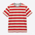 Zara Boy's White & Red Striped Crew Neck T-Shirts | Zara In Lebanon