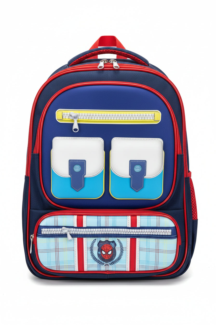 SD Kids Spider-Man School BackPack + Pencil Case (3197)
