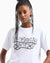 Emporio Armani Women's White Appliqué Logo T-Shirt | Emporio Armani In Lebanon