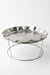 Lucky Tiger Stainless Steel Wavy Edge Serving Bowl & Riser Set Large Size SO-7788-C