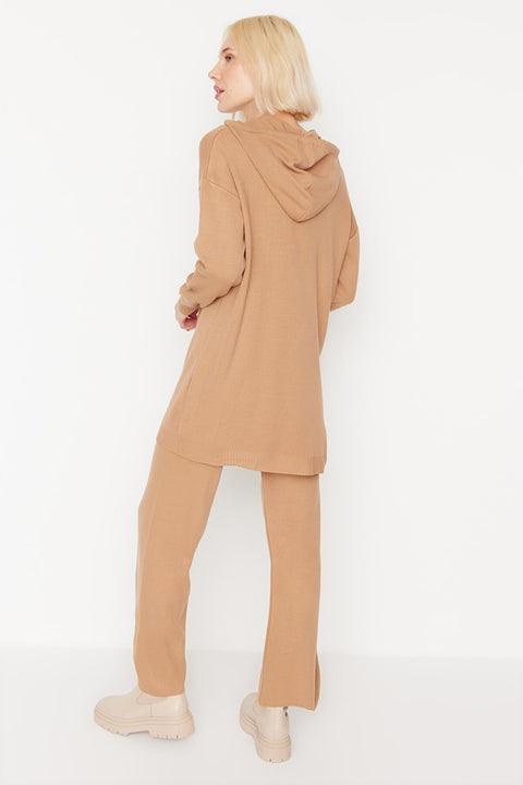 SD Women's Camel Sweater-Pants Knitwear Set TR636(ll8)