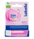 Labello Soft Rosé lip balm packaging on a white background