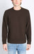Jachs New York Men's Brown Wool Blend Soft Long Sleeve Crewneck Sweater | Jachs New York In Lebanon