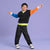 Sinsay Boy's Black Multicolor Sleeve Sweatshirt