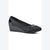 Cliffs by White Mountain Women's Black Bowie Wide Wedge Flats