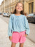 Sinsay Baby Girl's Pink Loose-Fit Short