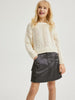 Reserved Girl's Dark Grey Satin Skirt With Cargo Pockets | Reserved In Lebanon