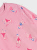 Pink fabric with fairy pattern and 'Sparkle' text