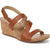 Naturalizer Women's Brown Adria Wedge Heeled Sandals