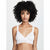 Hanky Panky Women's White Signature Lace Padded Crossover Bralette Bra