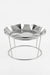 Lucky Tiger Stainless Steel Wavy Edge Serving Bowl & Riser Set Small Size SO-7788-A
