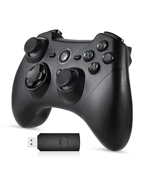 EasySMX 2.4G Wireless Controller for PS3, PC Gamepads with Vibration Fire Button Range up to 10m Support PC PS3 Android Devices and TV Box AM208