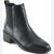 Easy Spirit Women's Black Fedra Round Toe Zippered Chelsea Boots
