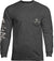 Salt Life Men's Gray Skull and Poles Long Sleeve Crew Neck Blouse | Salt Life In Lebanon