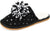 Journee Collection Women's Black Stardust Slipper| Journee Collection In Lebanon