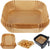 Set of brown paper food containers with a black appliance on a white background