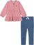 Calvin Klein Baby Girl's Pink & Blue 2pc Fashion Legging Set | Calvin Klein In Lebanon
