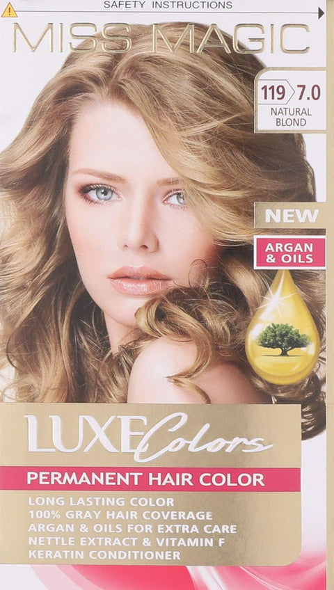 Miss Magic Luxe Colors Permanent Hair Colour Natural Blond 7.0