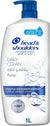 A bottle of Head & Shoulders Daily Clean Shampoo with a pump dispenser, labeled 1000ml.