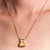 Unwritten Women's Gold Balloon Puffy Letter "E" Necklace | Unwritten In Lebanon