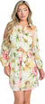 Guess Women's Multicolor Floral Long Sleeve Faith Dress | Guess In Lebanon