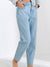 Sinsay Women's Dusty Blue Mom Jeans | Sinsay in Lebanon