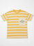 Zara Boy's Light Orange & Cream Striped T-Shirts | Zara In Lebanon