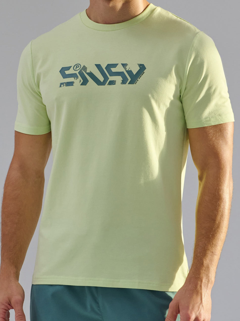 Sinsay Men's Light GreenperformanceT-Shirt| Sinsay in Lebanon