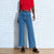 Sinsay Women's Blue Culotte Denim Jeans