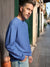 Sinsay Men's Blue Crew Neck Basic Sweatshirt|Sinsay In Lebanon