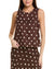 1.State Women's Brown Crewneck Linen Blend Sleeveless Blouse | 1.State In Lebanon