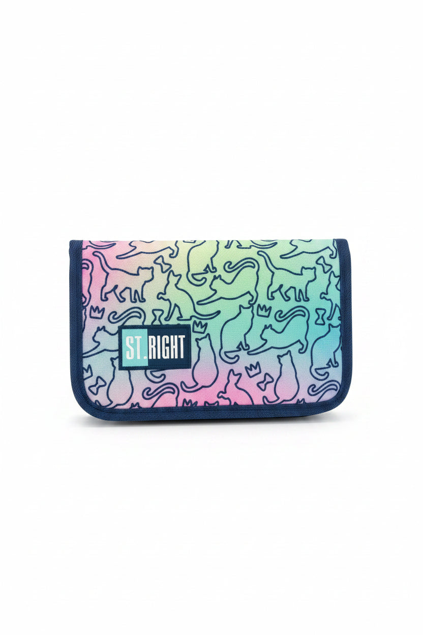St.majewski Ombre Cats Pencil Case with 2 Flaps CD:4717