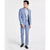Bar III Men's Blue Slim-Fit Wool Sharkskin Suit Pants | Bar III in Lebanon
