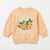 Zara Baby Girl's Peach Friends & Cheery Twin Graphic Sweatshirt | Zara In Lebanon