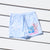Sinsay Girl's Light Blue Stitch Graphic Printed Short