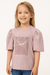 POMPdeLUX Girl's Purple Jpsephine Short-Sleeve T-Shirt |POMPdeLUX in Lebanon