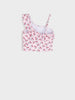 Sinsay Girl's Light Pink Striped Cherry Printed Swimsuit | Sinsay In Lebanon