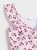 Sinsay Girl's Light Pink Striped Cherry Printed Swimsuit | Sinsay In Lebanon