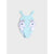 Sinsay Girl's Pale Green Ruffled Unicorn Swimsuit