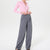 Sinsay Women's Grey Wide Leg Trousers