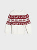 Sinsay Boy's White & Red Long Sleeve Sweater| Sinsay In Lebanon